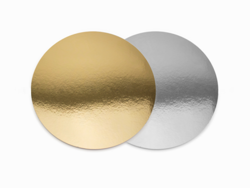 Подложка 0,8 мм, d-24 золото/серебро (круглая)