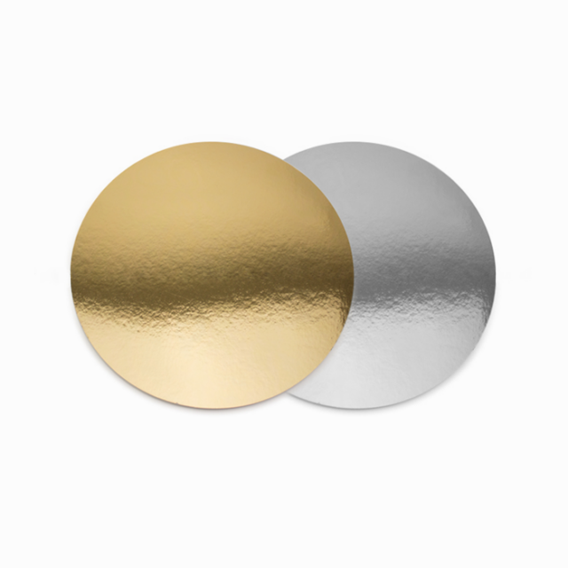 Подложка 0,8 мм, d-22 золото/серебро (круглая)