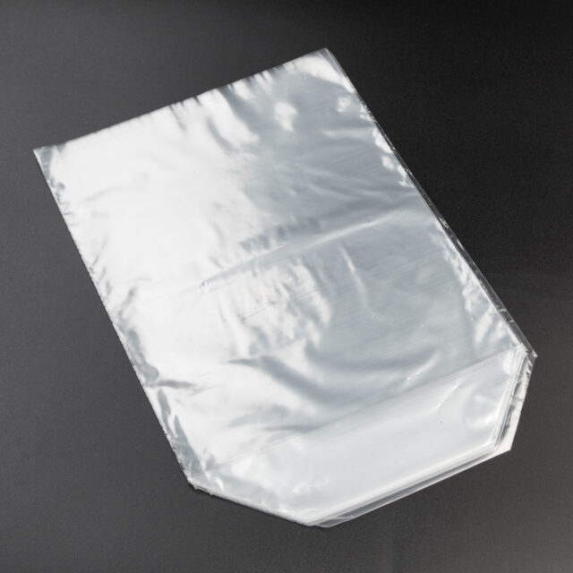 Пакет прозрачный с квадратным дном, 75*135 мм, высота 36 см