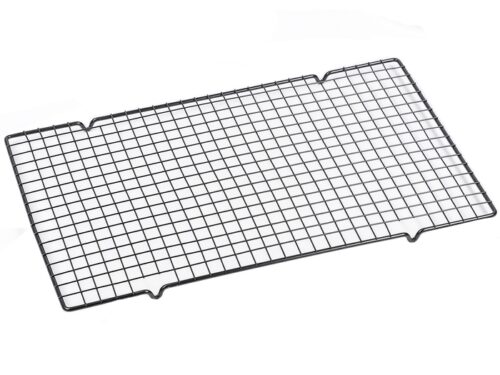Решетка для кондитерских изделий, 40×25×1,5 см, цвет чёрный