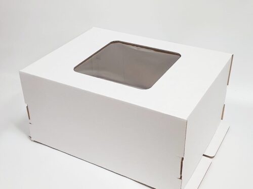 Коробка для торта 400x300x200 с окном