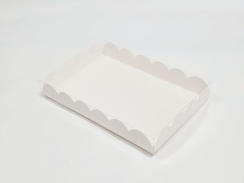 Коробочка для печенья, белая, 22 х 15 х 3 см