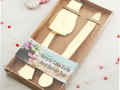 Набор для торта «Роскошь», 2 предмета: лопатка, нож 24×12×2,5 см