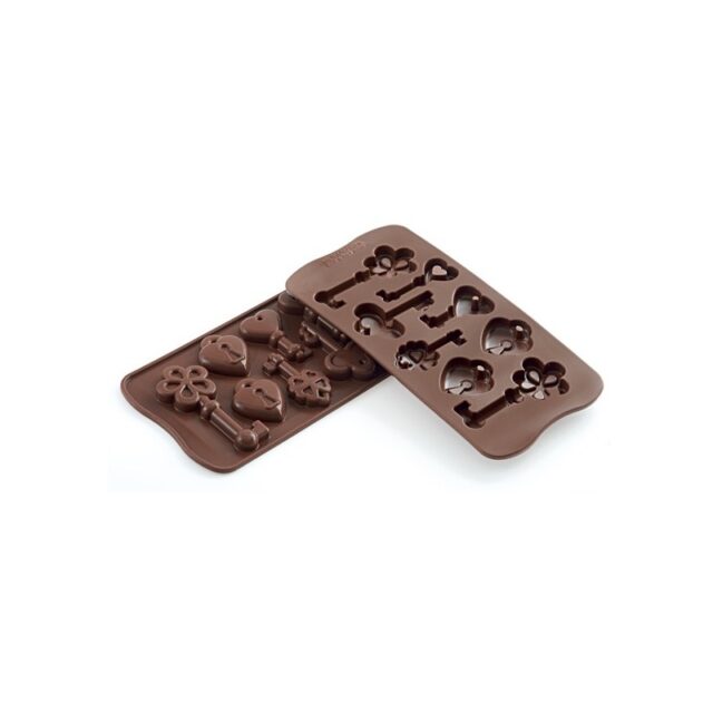 Силиконовая форма для шоколада “Ключи”