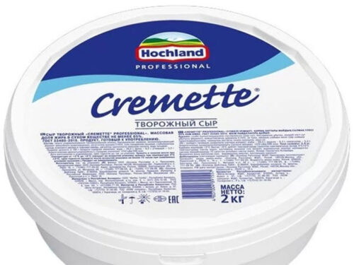Cremette 65% Сыр творожный, 2кг