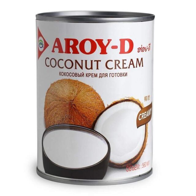 Кокосовый крем для готовки 85% AROY-D, 560гр.