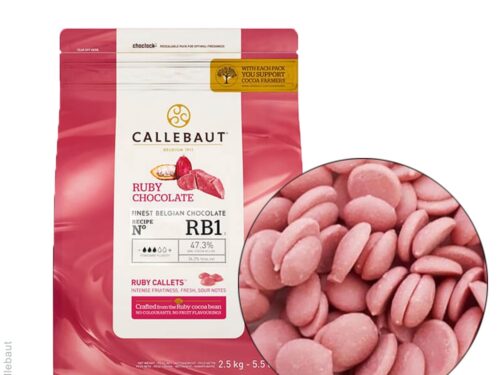 Callebaut шоколад RUBY, 100гр