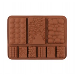 Силиконовая форма для шоколада “Плитка микс 9 в 1”