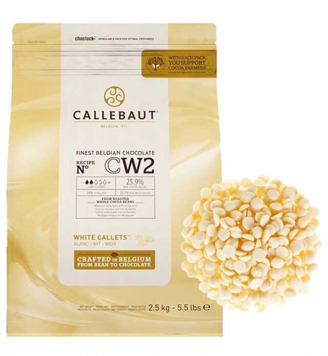 Callebaut Белый шоколад 25,9%, 250гр