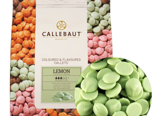 Callebaut шоколад зеленый со вкусом лимона, 100гр